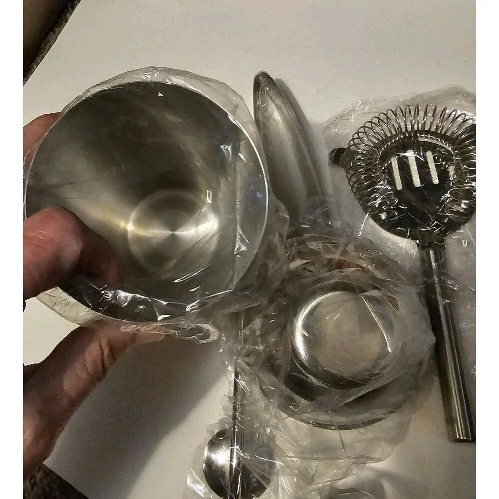 Cocktail Shaker Tipsy Tools Bartending Kit NIB NEW